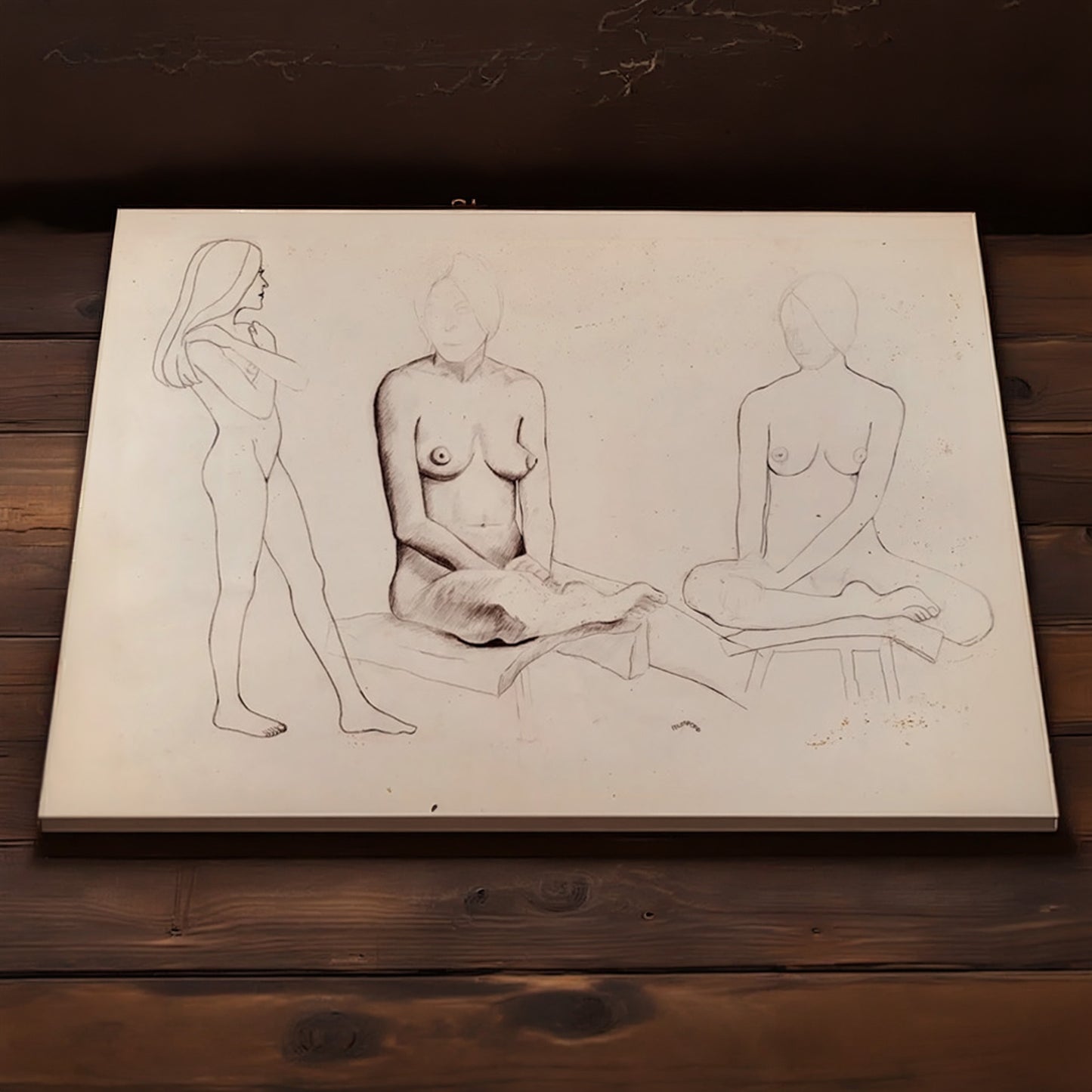 Female Study Art Print