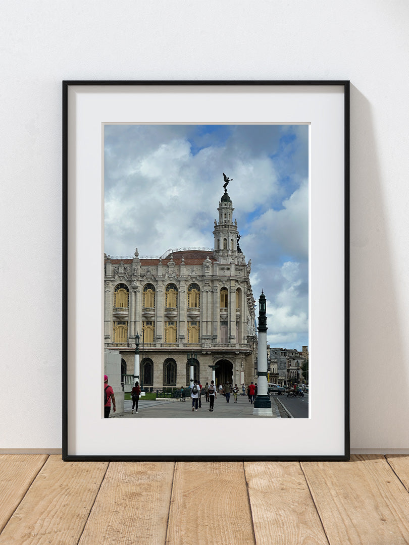 A photograph of a historic building in Havana, Cuba
